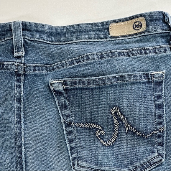 AG Adriano Goldschmied Light Blue Straight Leg Jeans - Picture 5 of 14